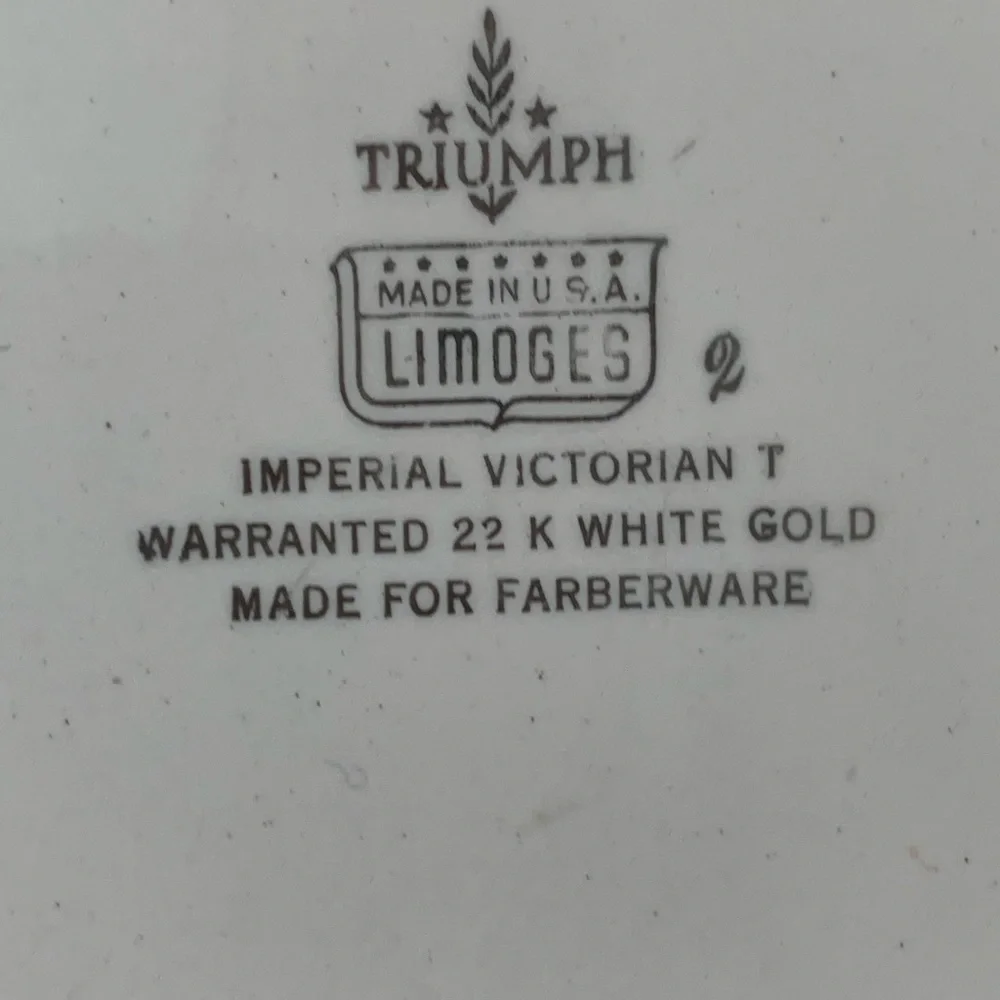 Triumph imperial Victorian platter set